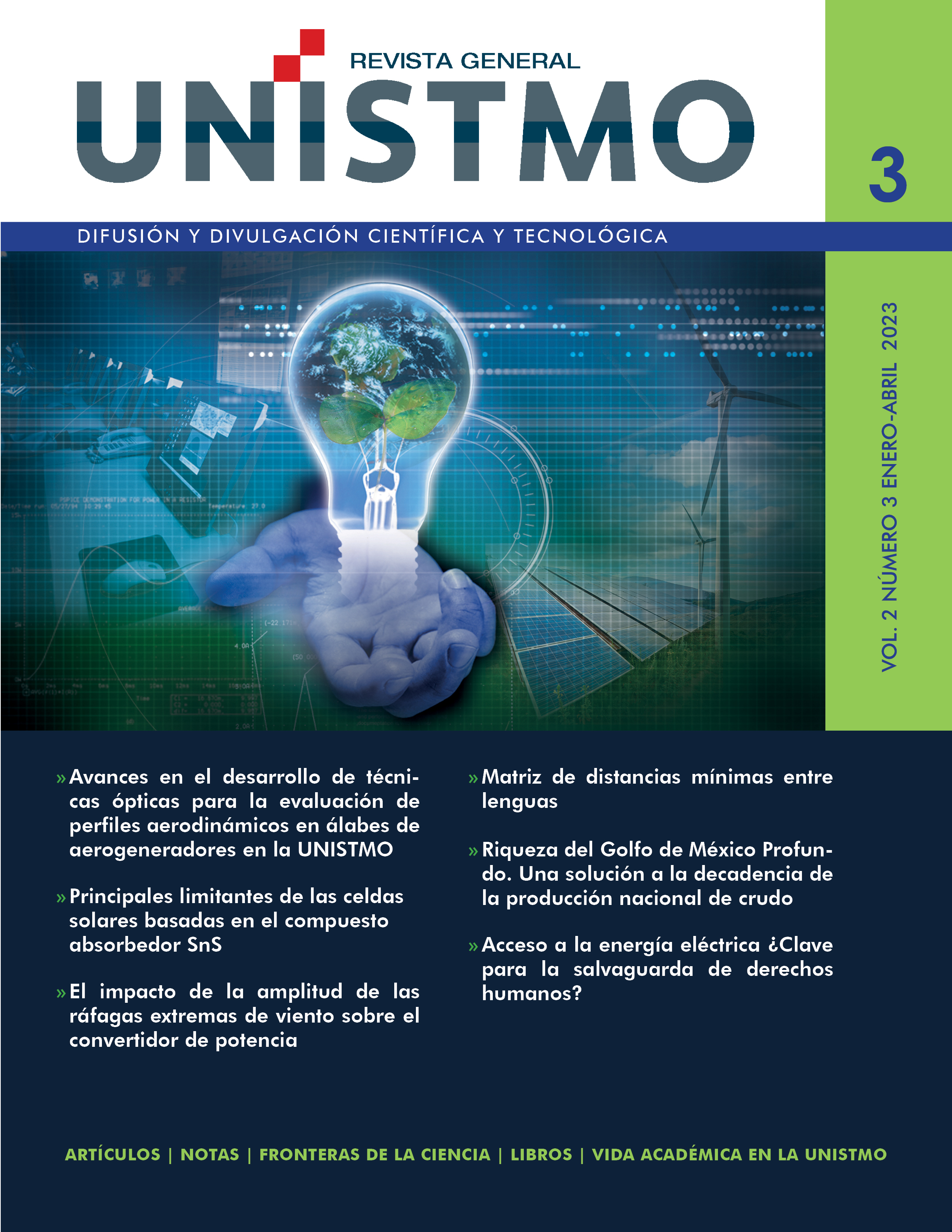 Revista general Unistmo - Año 1 Volúmen 1